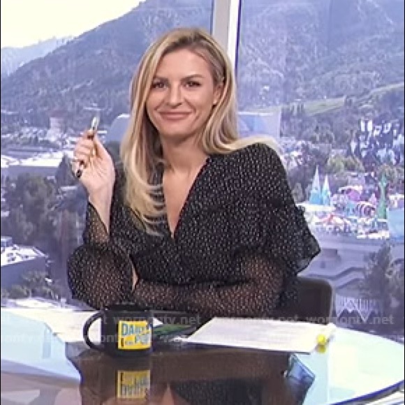 DVF Marianna Polka Dot Ruffle Dress - Picture 6 of 7